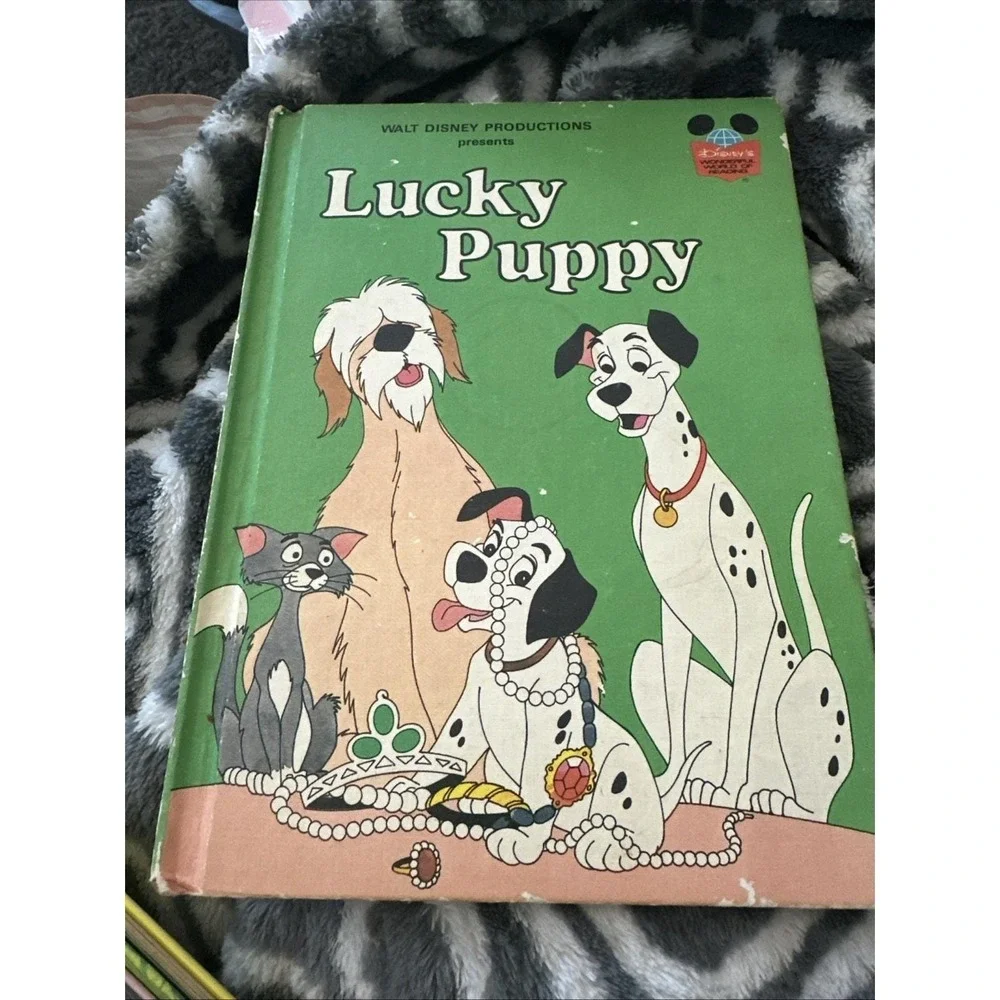 VTG 1978 Disney's Lucky Puppy/First American Edition & Book Club Edition